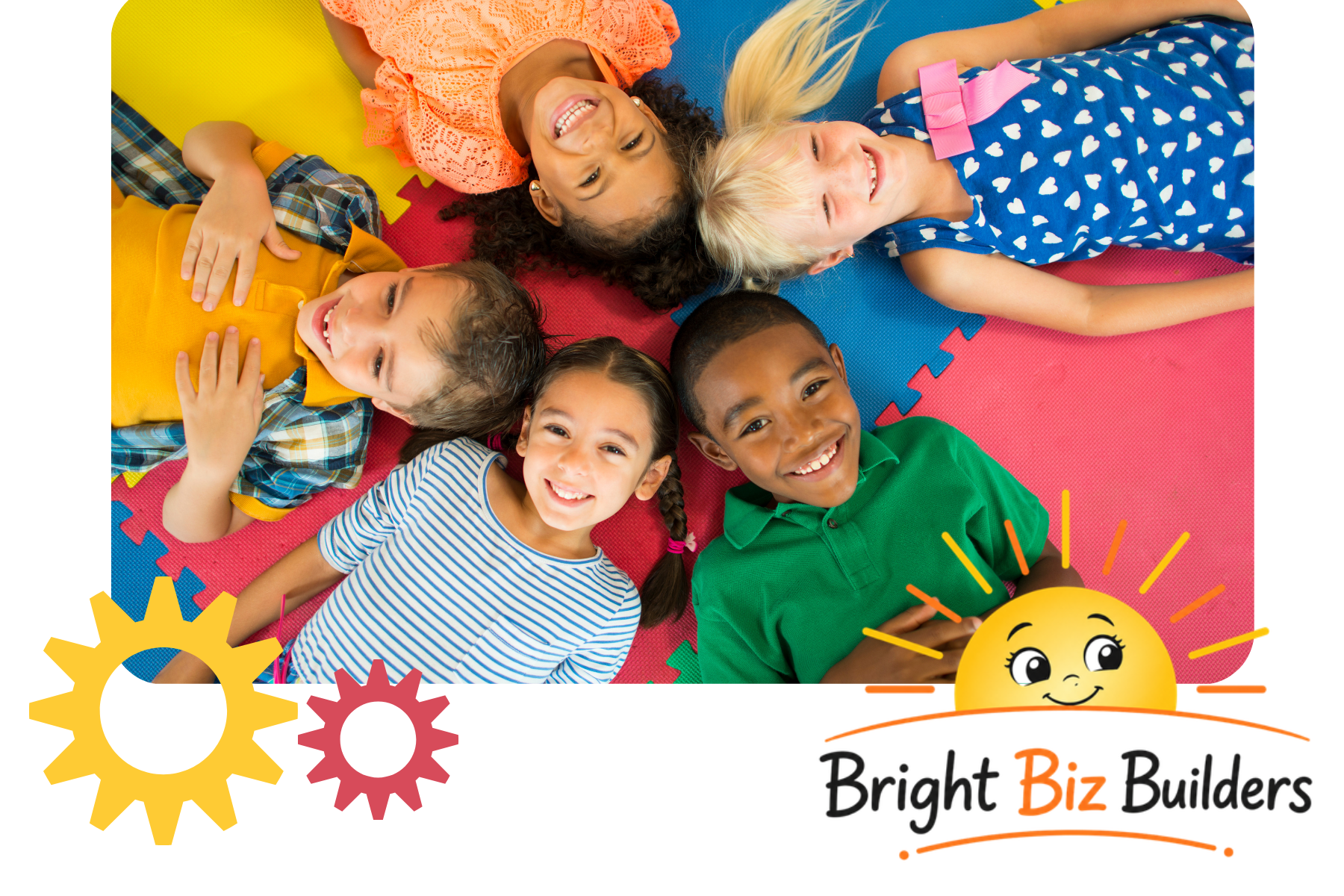 Children building creative inventions together in a workshop